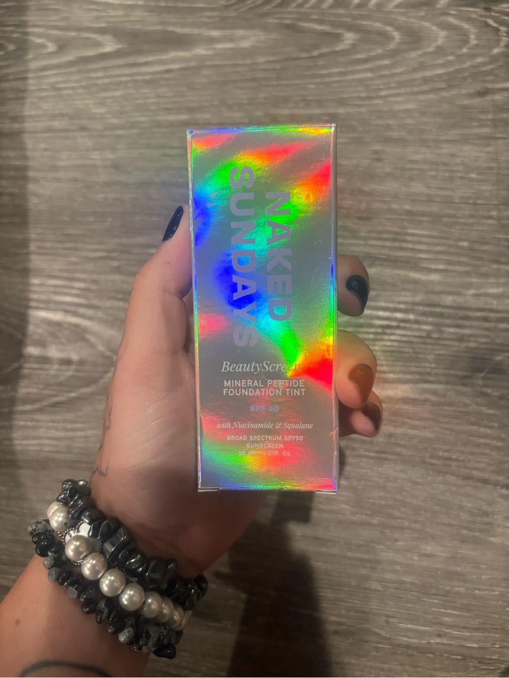 Naked Sundays Holographic Mineral Peptide Foundation Tint